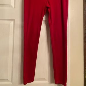 Hue Red Denim Pants